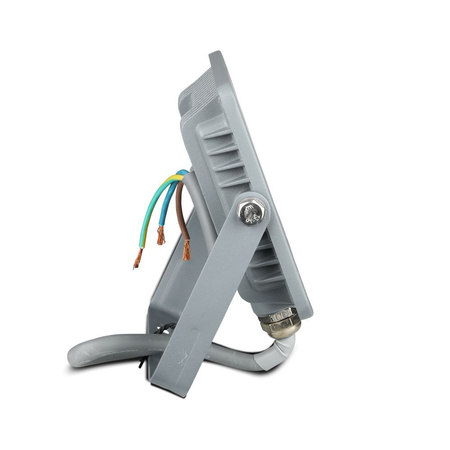 Reflektor LED 20W 1600lm 3000K IP65 Bílý s pohybovým senzorem a funkcí CUT-OFF Samsung Chip VT-20-SW V-TAC