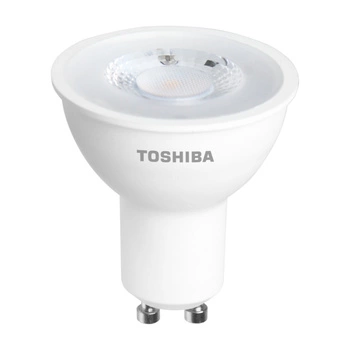 LED žárovka GU10 5W = 50W 345lm 4000K Neutrální bila TOSHIBA Spotlight Stmívatelné