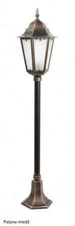 Venkovní stojací zahradní lampa Retro Classic II K 5002/2 H E27 115cm Su-Ma