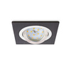 Zápustná montáž GU10 Halogenové zapuštěné bodové pletivo Black Square Kobi