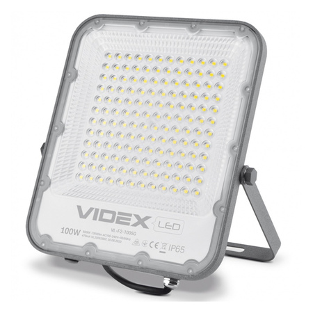 Reflektor LED Halogenový 100W 13000lm 5000K IP65 šedý VIDEX DAVIS