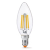 LED žárovka E14 C35 Candle 6W = 60W 806lm 3000K Warm 360° FILAMENT Videx