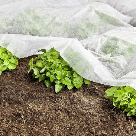 Agrotextilní kryt pružiny 1.1 x 10 m 17g Bílá