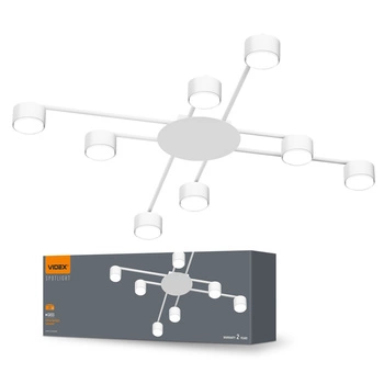 Stropní lustr 8x GX53 LED bílý Moderní Videx