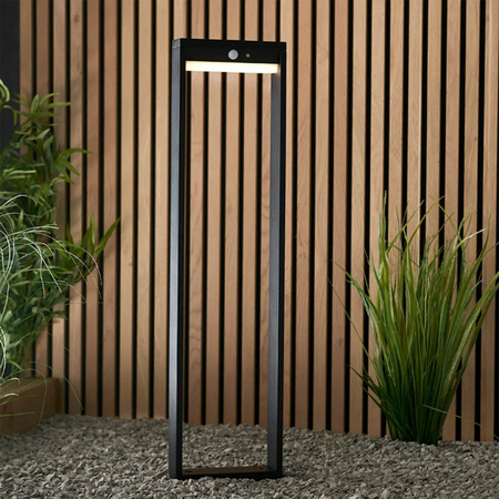 LED solární zahradní lampa Stojící dekorativní tyč Senzor pohybu a soumraku IP54 4000K