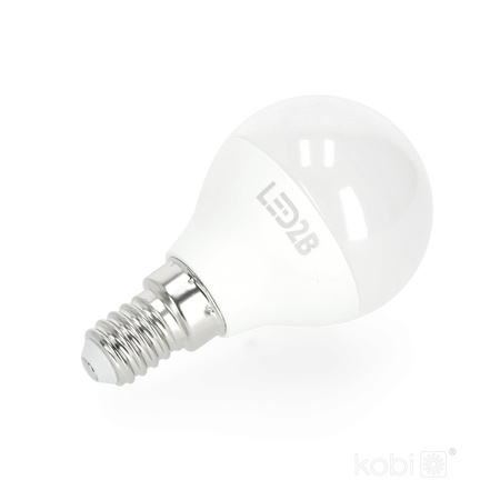 LED žárovka E14 Ball 7W 600lm 3000K Warm 180° LED2B Kobi