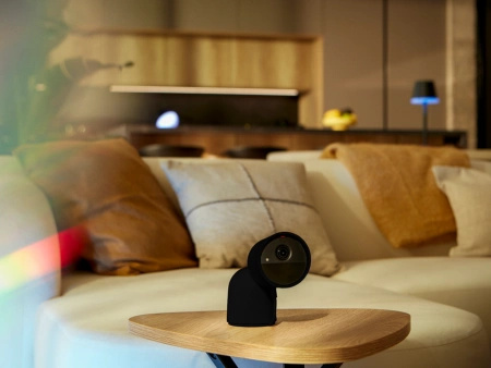 Vnitřní kabelová kamera IP 2K QHD 1440p CMOS Black Zigbee WiFi SMART Security Camera Secure Philips HUE