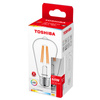 LED žárovka E27 ST64 7W = 60W 806lm 2700K Warm Filament TOSHIBA