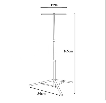 KOBI Reflektor LED 2x50W 4000lm 6000K IP65 na stativu GOLDLUX (Polux)