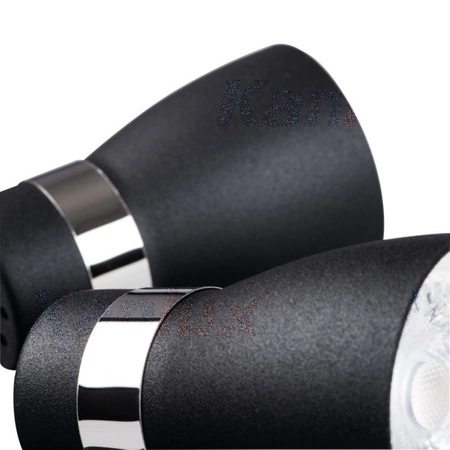 LED GU10 nastavitelné reflektorové stropní svítidlo černé Enali Kanlux