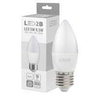 LED žárovka E27 Ball 9W 806lm 4000K Neutral 180° LED2B Kobi