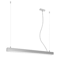LED závěsné stropní svítidlo PINNE 25W 4000K Linear 90cm Grey SOLLUX