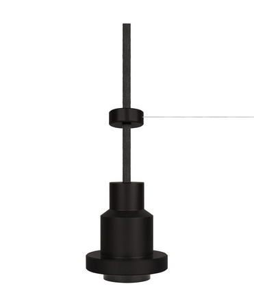 Závěsná lampa s držákem E27 20cm hliníková černá Vintage PenduLum LEDVANCE