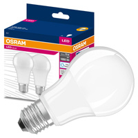 2x LED žárovka E27 A60 10W = 75W 1055lm 6500K Studená bílá 200° OSRAM HODNOTA