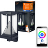 Chytrá solární zahradní nástěnná lampa 6W 400lm RGB+W SMART+ BLUETOOTH LEDVANCE