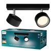 LED reflektorová stropní lampa 11W 1100lm 2700K Black Brother Philips