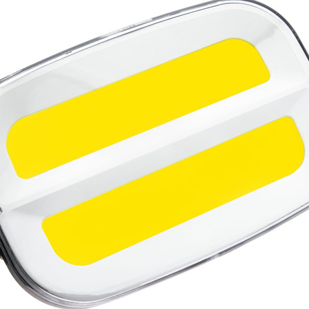 Solární Reflektor 4x COB LED 20W 800lm Studená bílá IP65 pohybový senzor + dálkové ovládání