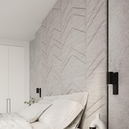 Nástěnné svítidlo LED UTTI GU10 dolů černé SOLLUX