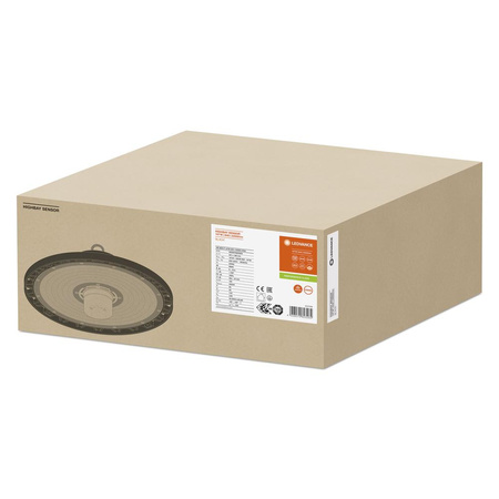 LED průmyslové svítidlo 147W 22000lm 4000K neutrální se soumrakovým senzorem pohybu černé IP65 IK08 High Bay Gen 4 Ledvance
