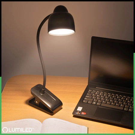 Školní stolní lampa LED 5W CCT TESA 2 Black LUMILED