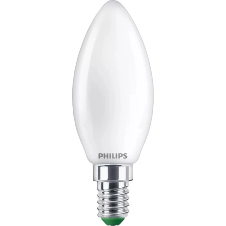 LED žárovka E14 Candle B35 2,3W = 40W 485lm 210lm/W 2700K Warm 300° CLASS A UltraEfficient Philips