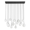 Závěsné stropní svítidlo 14x G9 černé moderní SNOWBALL 11408 Nowodvorski
