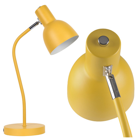 Stolní lampa E27 žlutá Mimi Sanico Goldlux