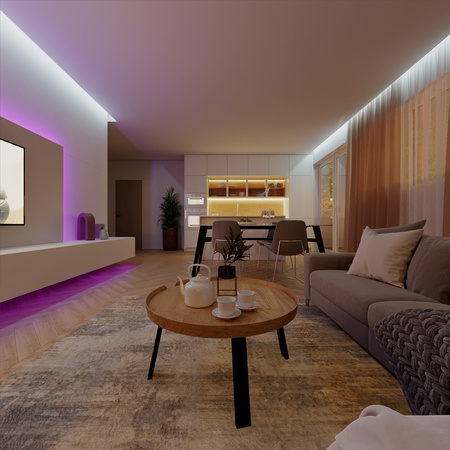 LED pásek RGB 5 m stmívatelný Vícebarevné dálkové ovládání Philips