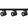 Sada osvětlovacích přípojnic 1.5 m +3x LED přípojnice s reflektorem GU10 černá matná