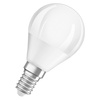 LED žárovka kulová E14 P45 4,9W = 40W 470lm 2700K teplá 200° stmívatelná Ledvance