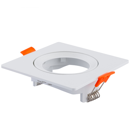 Halogenová Podhledové svítidlo GU10, MR16 Nastavitelná Čtvercová Bílá VENTUS LUMILED