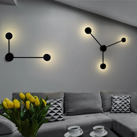 Nástěnné svítidlo Venkovní fasádní svítidlo 3 x GX53 Black JOY Sanico Goldlux