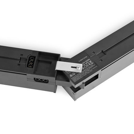 LED modulární povrchové panelové světlo 50W 5000lm 5000K studená bílá Black Videx