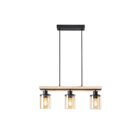 Stropní závěsná lampa E27 černá Moderní Niylah Rabalux