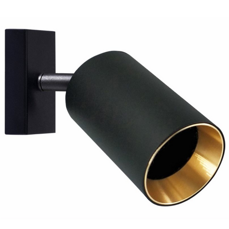 Nástěnné svítidlo Reflektorové nástěnné a stropní LED svítidlo 1 x GU10 MARIBEL Black GOLDLUX (Polux)