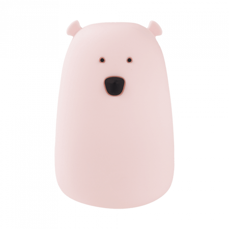 Dětské LED noční světlo 0,4W 3000K teplá bílá + RGB USB dobíjecí 1200mAh růžové + dálkové ovládání VELKÝ MÉĎA MÁRIE