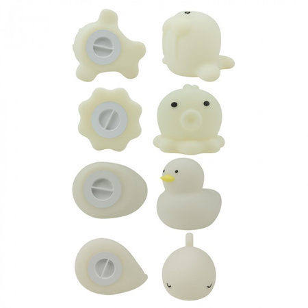 Sada 4x dětské noční LED světlo 0,4W Multicolour RGB Battery White MARY'S SEA KIT