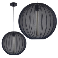 Stropní závěsné svítidlo E27 černé JAPANDI Sanico Goldlux