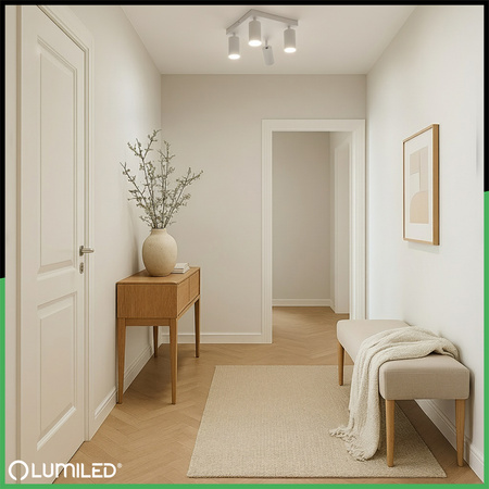 Stropní svítidlo Plafond SPOT TUBA Reflektor Halogenové svítidlo 4x GU10 TABULA LUMILED