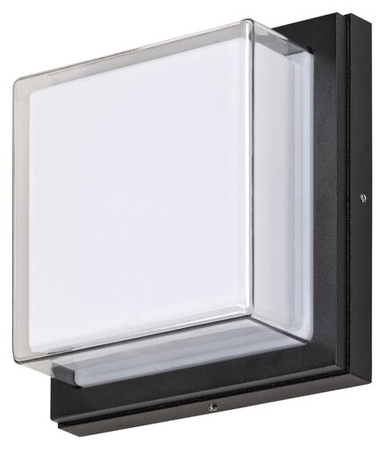 Zahradní lampa LED nástěnná lampa ANDORRA 12W 4000K IP54 čtvercová bílá a černá RABALUX