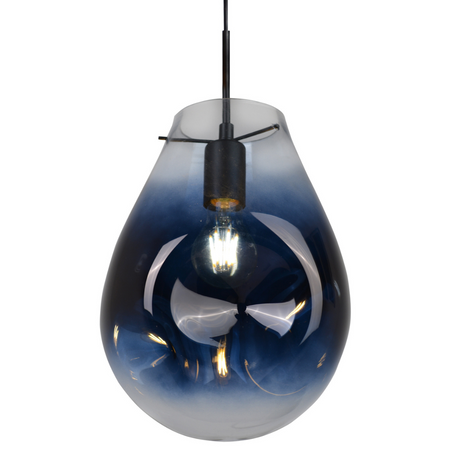 E27 Black Kimberly Blue Sanico Goldlux Dekorativní závěsné stropní svítidlo