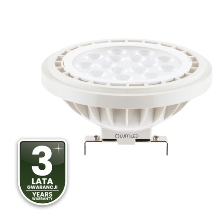 LED žárovka G53 AR111 10W = 75W 1055lm 4000lm neutrální bílá 38° 12V AC/DC LUMILED