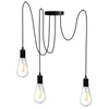 3x E27 Závěsná stropní lampa, Pavouk ARANE LUMILED