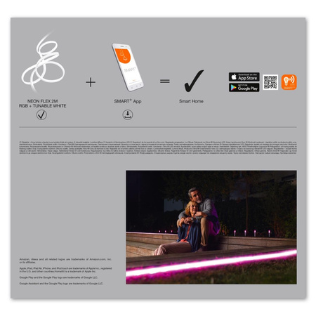 Dekorativní LED pásek 15W RGB+CCT SMART+ WiFi NEON Flex 3m IP65 LEDVANCE