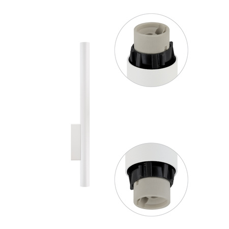 Nástěnné svítidlo 2x GU10 bílé moderní FOURTY WALL XL 10758 Nowodvorski