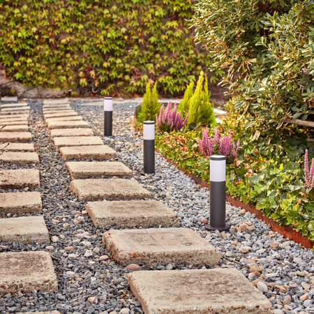 Základní sada PEDESTAL GardenLink svítidel 3x6W 12V 2700K IP44 Antracit PHILIPS