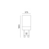LED žárovka G9 Capsule 4W 380lm 3000K Warm 330° Kobi