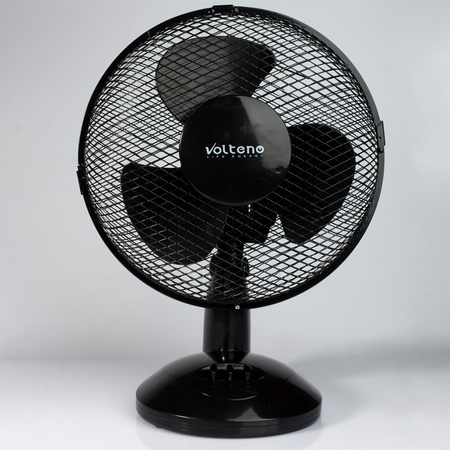 Stolní ventilátor Cirkulátor vzduchu Stojací stolní ventilátor 37cm 21W Černý