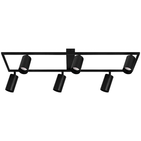 Lustr Stropní svítidlo Dekorativní 6x GU10 Black Masterled
