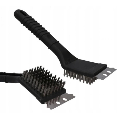 Grilovací sada: Skládací přenosný gril + kartáč na čištění roštu